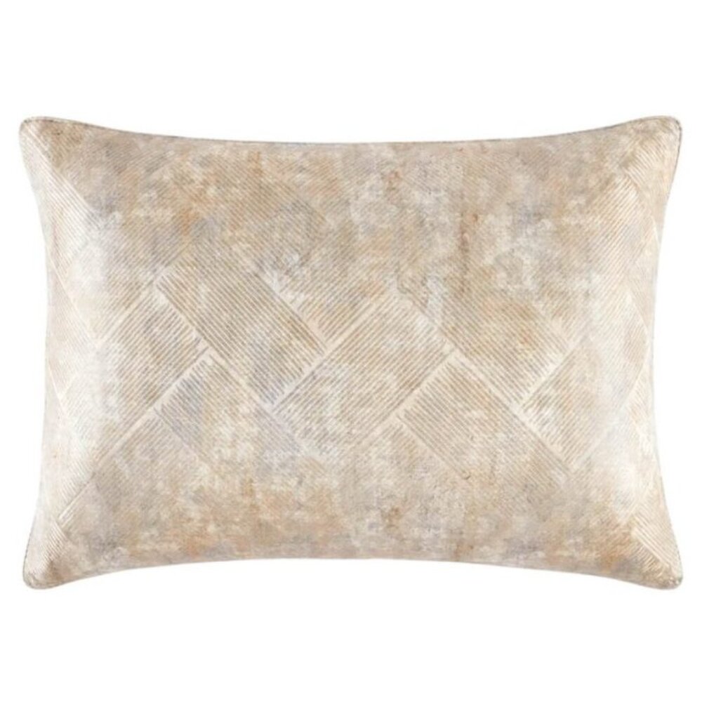 Hudson Park Linear Sandstone King Sham Gold